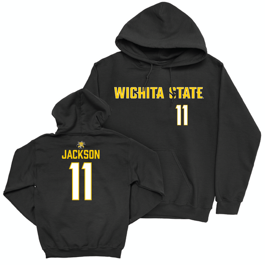 Wichita State Women's Basketball Black Sideline Hoodie - Jordan Jackson Small