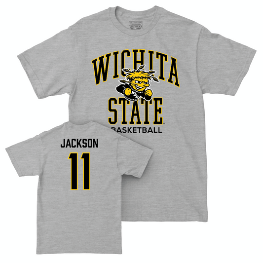 Wichita State Women's Basketball Sport Grey Classic Tee - Jordan Jackson Small
