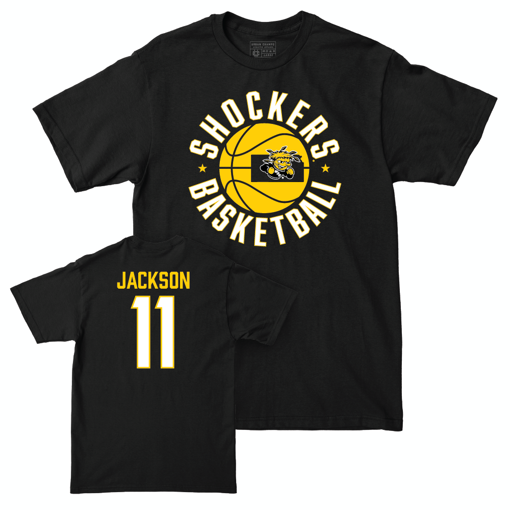 Wichita State Women's Basketball Black Hardwood Tee - Jordan Jackson Small