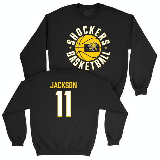 Wichita State Women's Basketball Black Hardwood Crew - Jordan Jackson Small