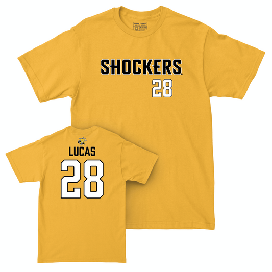 Wichita State Softball Gold Shockers Tee - Lauren Lucas Small