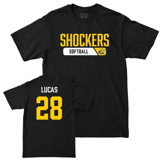 Wichita State Softball Black Staple Tee - Lauren Lucas Small