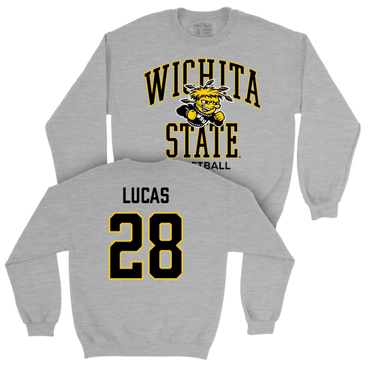 Wichita State Softball Sport Grey Classic Crew - Lauren Lucas Small