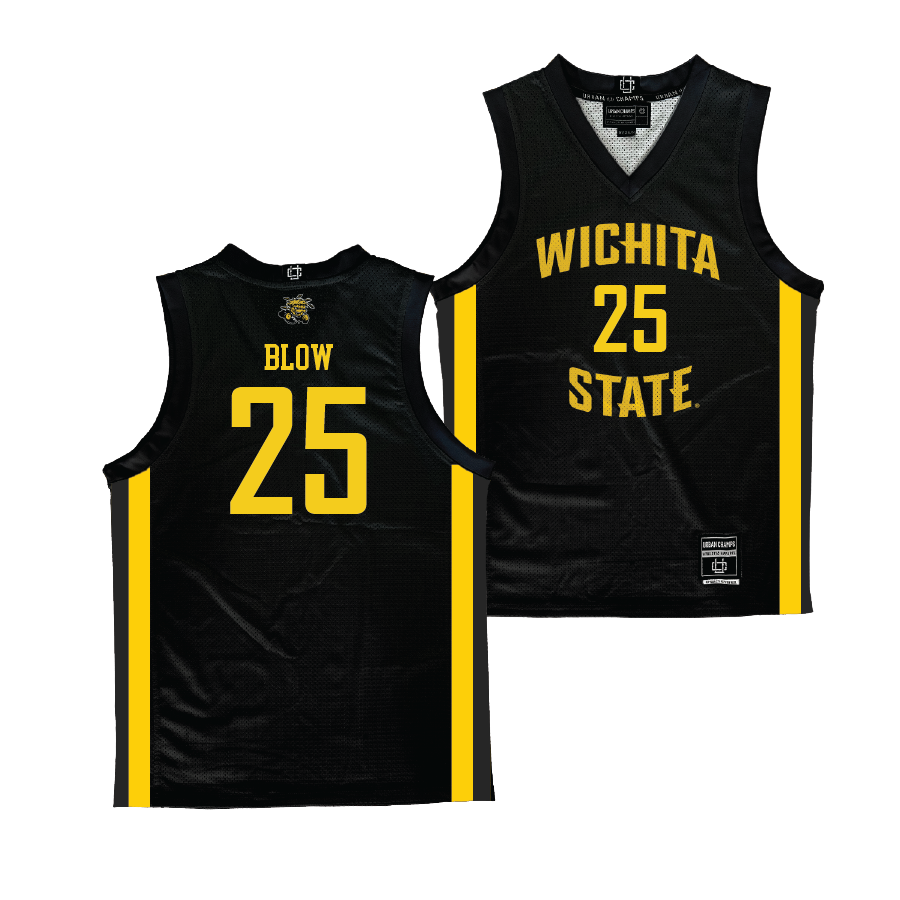 Wichita State Women's Basketball Black Jersey - Salese Blow | #25 Small