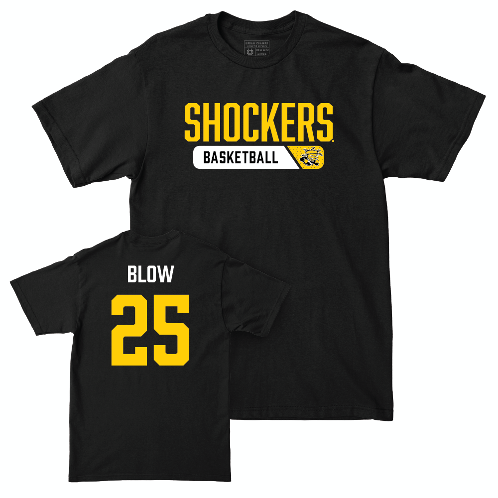 Wichita State Women's Basketball Black Staple Tee - Salese Blow Small