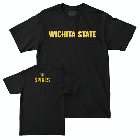 Wichita State Men's Track & Field Black Sideline Tee - Trace Spires Small