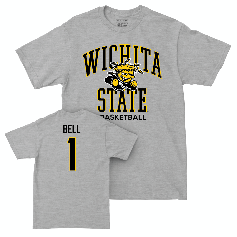 Wichita State Men's Basketball Sport Grey Classic Tee - Xavier Bell Small