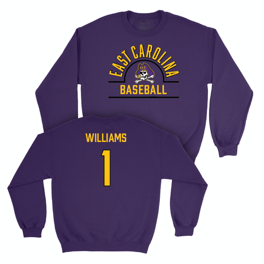 East Carolina Baseball Purple Arch Crew  - Dixon Williams