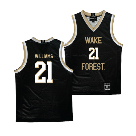 Wake Forest Women's Basketball Black Jersey - Elise Williams | #21