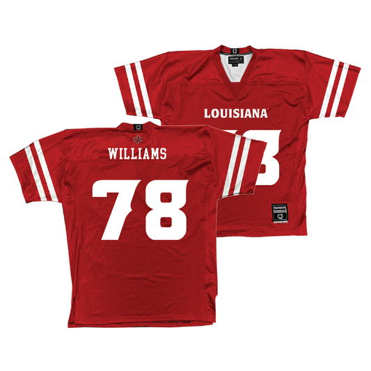 Louisiana Football Red Jersey - Quinton Williams | #78