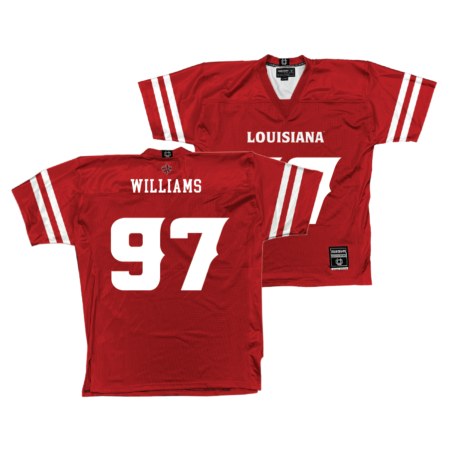 Louisiana Football Red Jersey - Lance Williams | #97