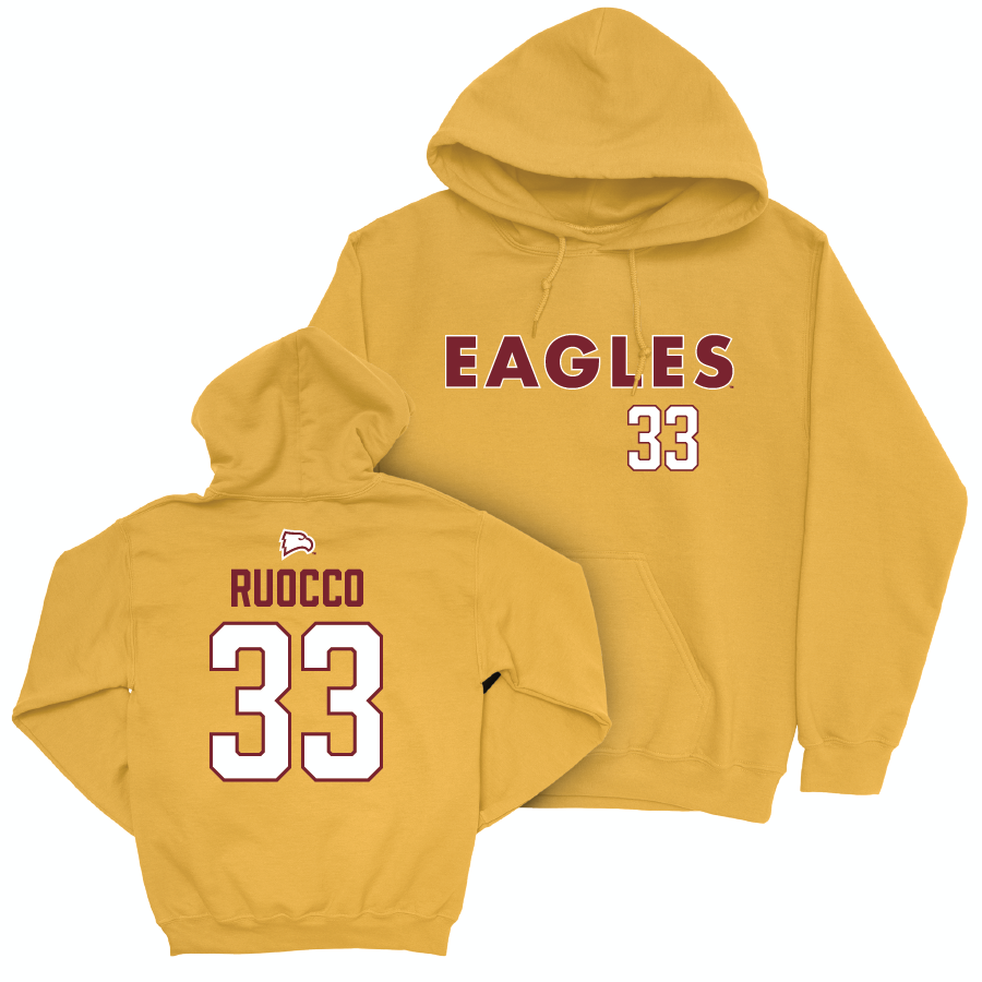 Winthrop Baseball Gold Eagles Hoodie - Anthony Ruocco Small