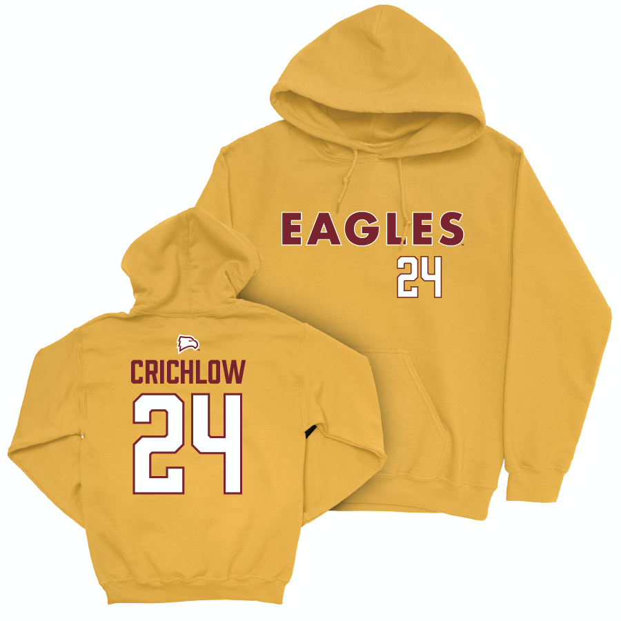 Winthrop Men's Soccer Gold Eagles Hoodie - Emory Crichlow Small