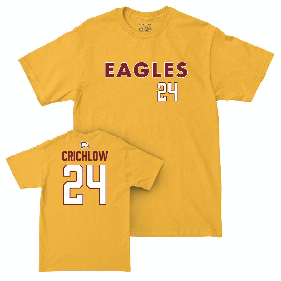 Winthrop Men's Soccer Gold Eagles Tee - Emory Crichlow Small