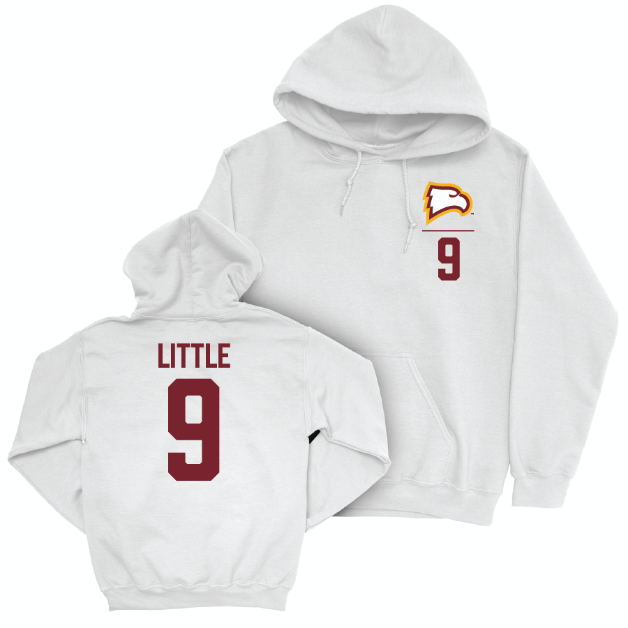Winthrop Women's Volleyball White Logo Hoodie - Giselle Little Small