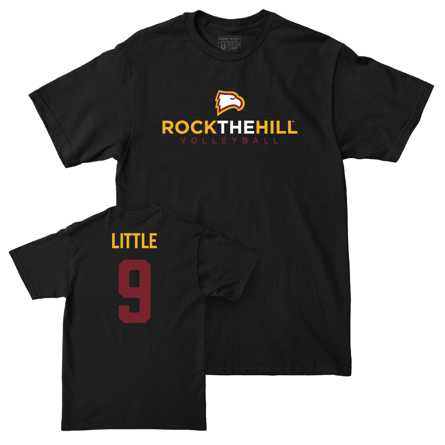 Winthrop Women's Volleyball Black Club Tee - Giselle Little Small
