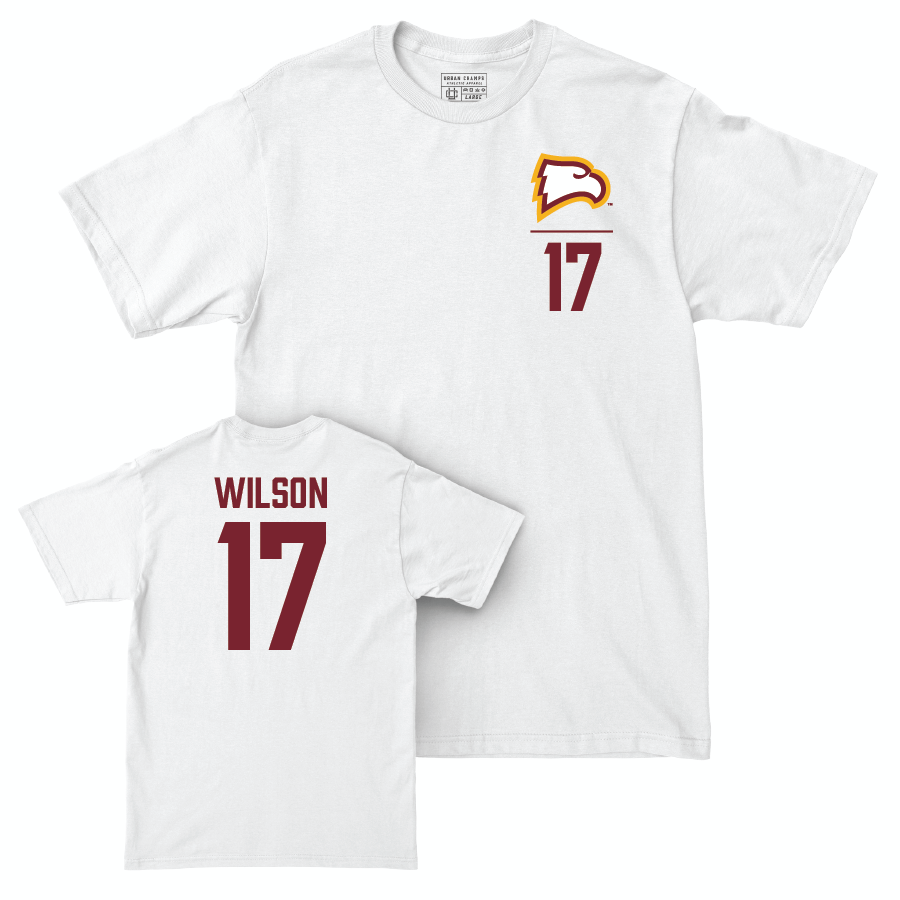 Winthrop Baseball White Logo Comfort Colors Tee - Harrison Wilson Small