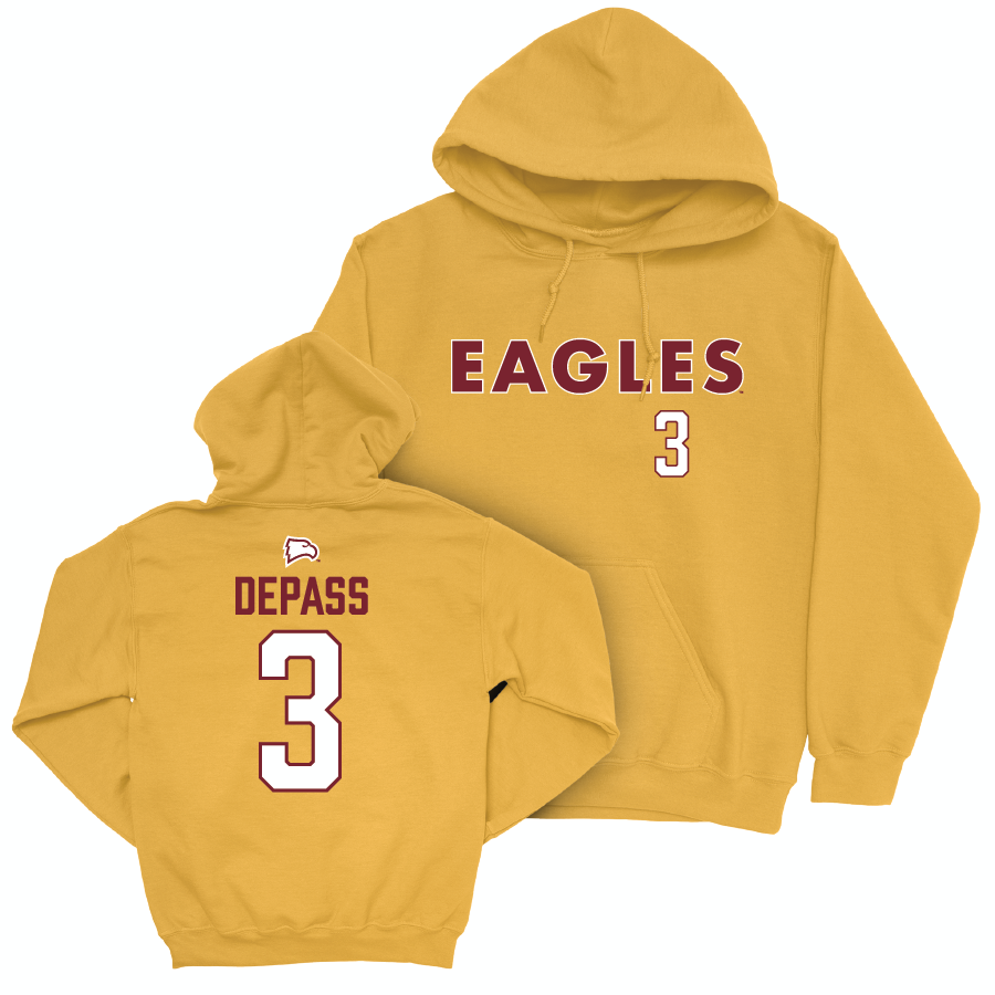 Winthrop Football Gold Eagles Hoodie - Lance Depass Small