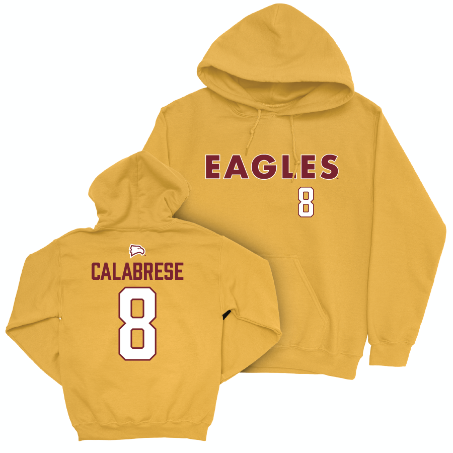 Winthrop Women's Lacrosse Gold Eagles Hoodie - Mollie Calabrese Small
