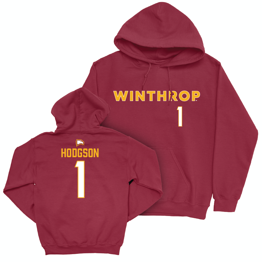 Winthrop Women's Lacrosse Maroon Sideline Hoodie - Maddy Hodgson Small
