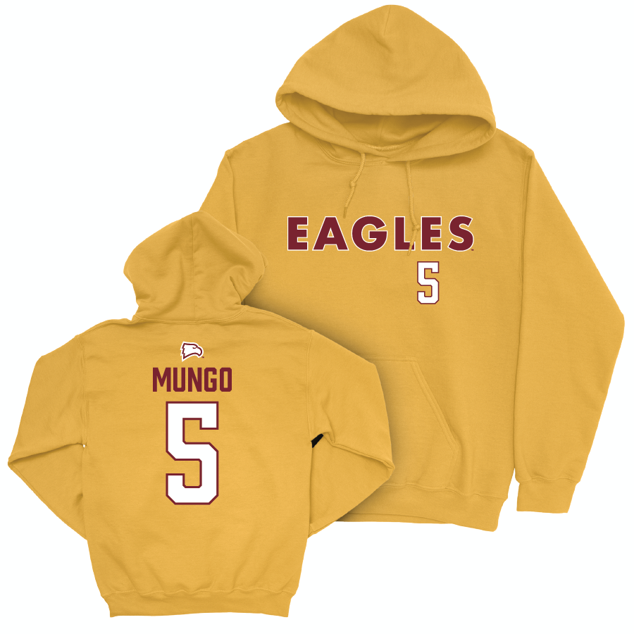 Winthrop Women's Basketball Gold Eagles Hoodie - Prunelle Mungo Small
