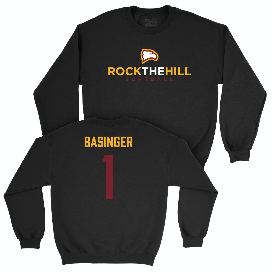 Winthrop Softball Black Club Crew - Reese Basinger Small