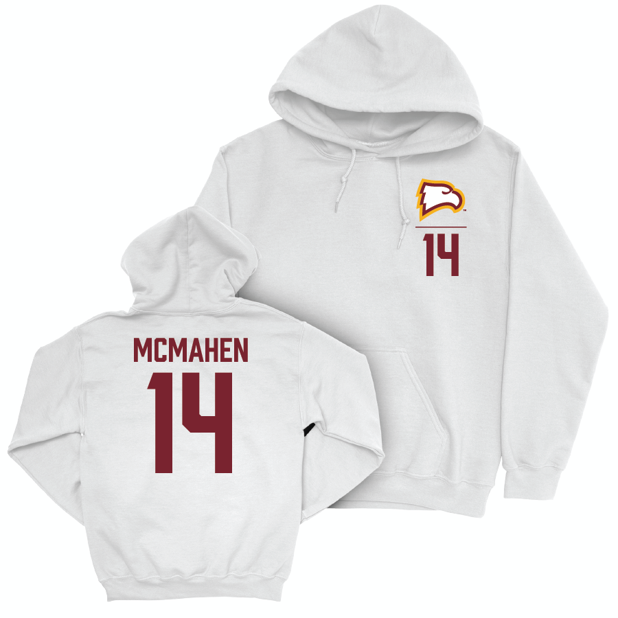 Winthrop Women's Volleyball White Logo Hoodie - Rylie McMahen Small