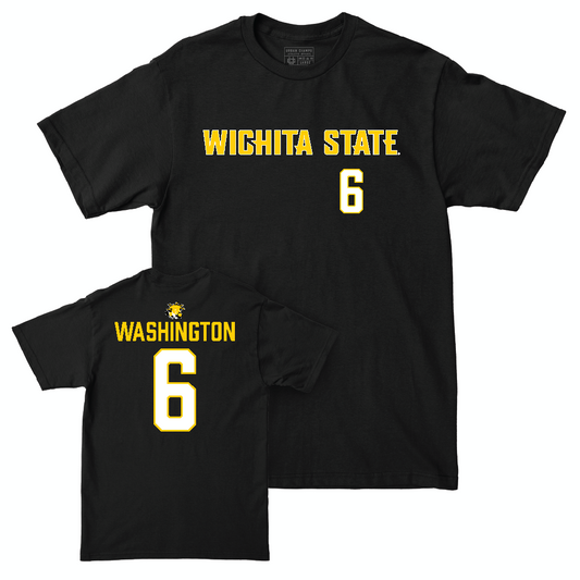 Wichita State Men's Basketball Black Sideline Tee  - Corey Washington