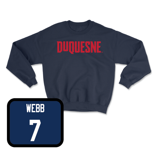 Duquesne Women's Lacrosse Navy Duquesne Crew  - Corinne Webb