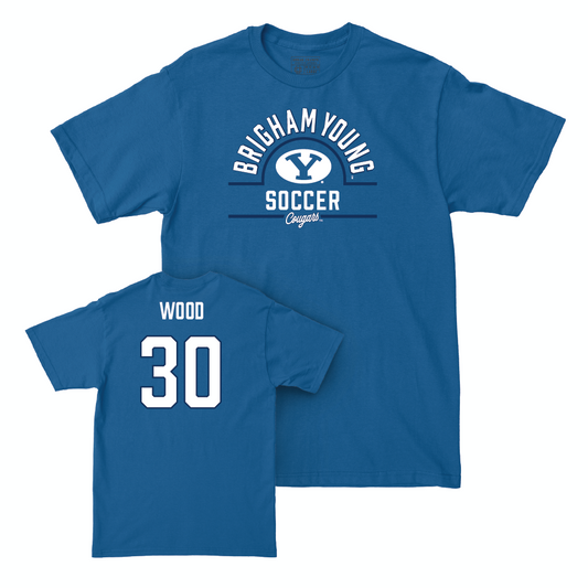 BYU Men's Soccer Royal Arch Tee  - Jacey Wood