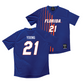 Florida Women's Soccer Royal Jersey - Madison Young