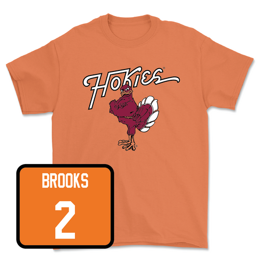 Orange Women's Basketball Hokie Bird Tee - Gabby Brooks