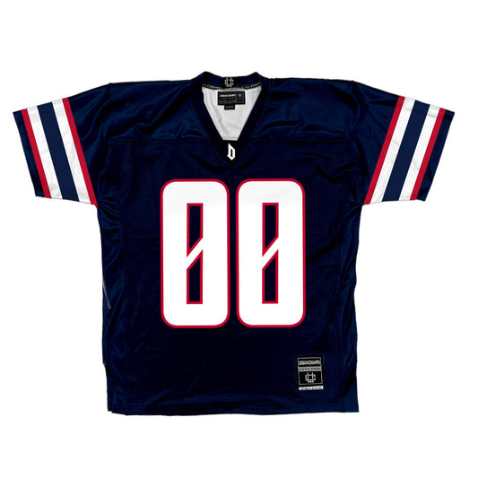 Duquesne Football Navy Jersey - Lamere Byrd