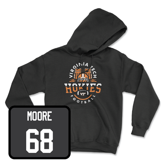 Football Black Blacksburg Hoodie - Kaden Moore