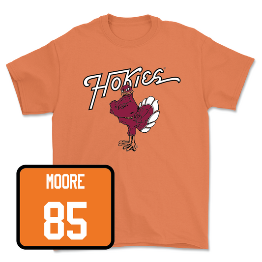 Orange Football Hokie Bird Tee - Peter Moore