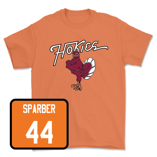 Orange Baseball Hokie Bird Tee - Chris Sparber